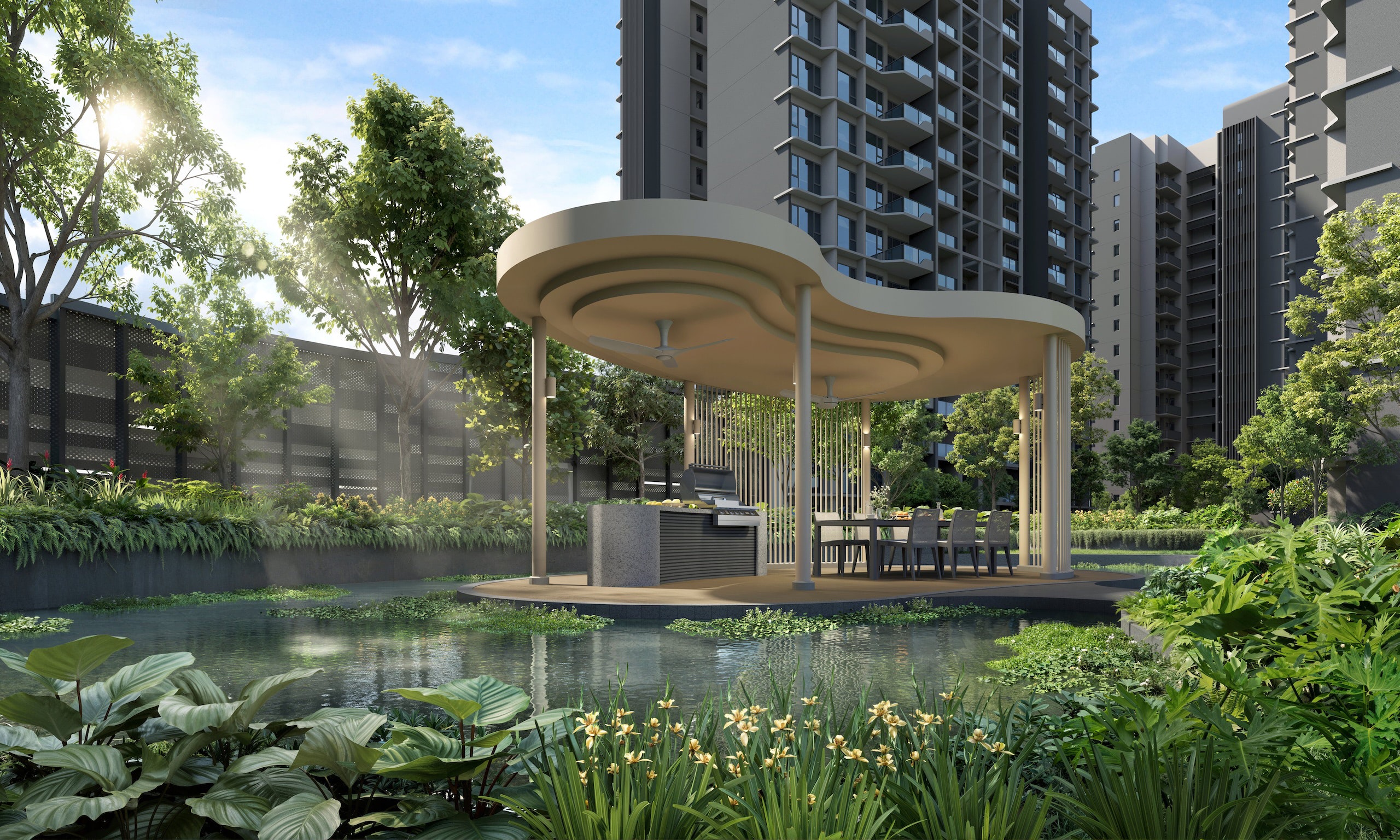 Tengah Garden Residences Pavilion Pond