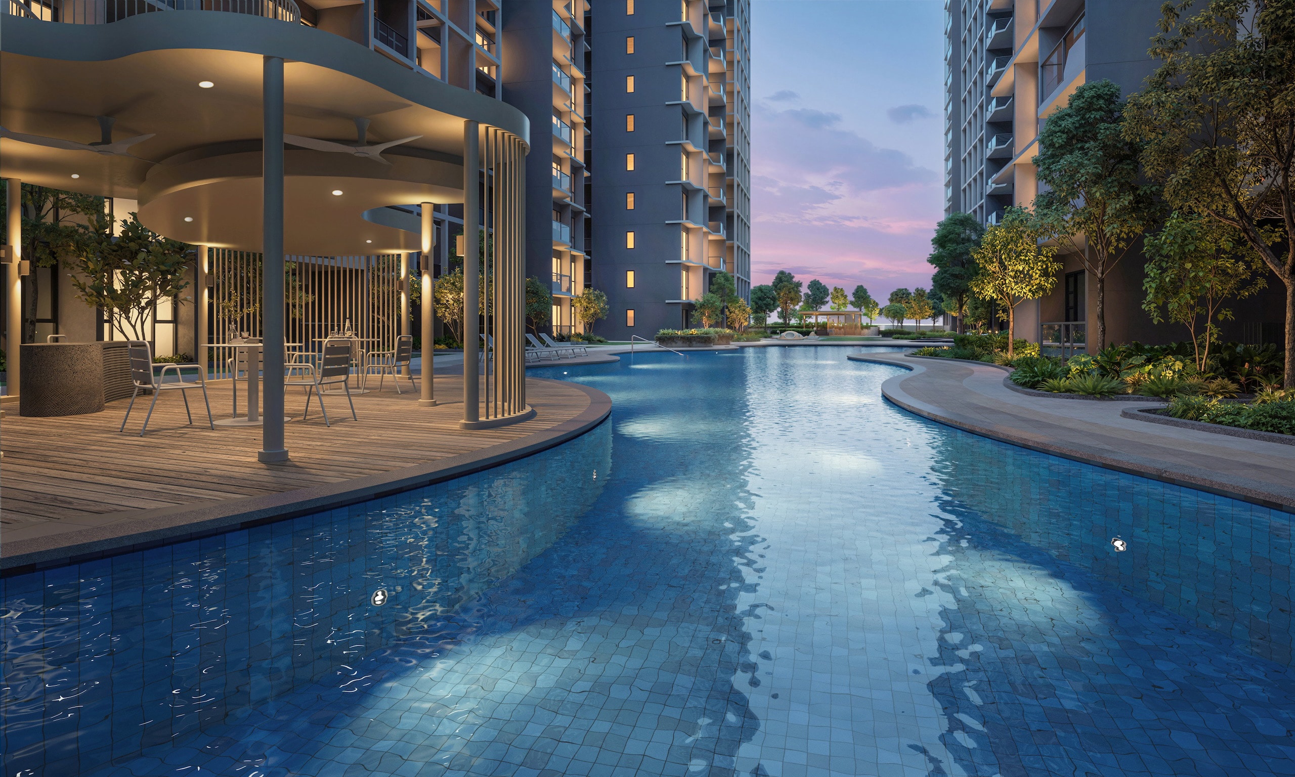 Tengah Garden Residences Pool Cabana