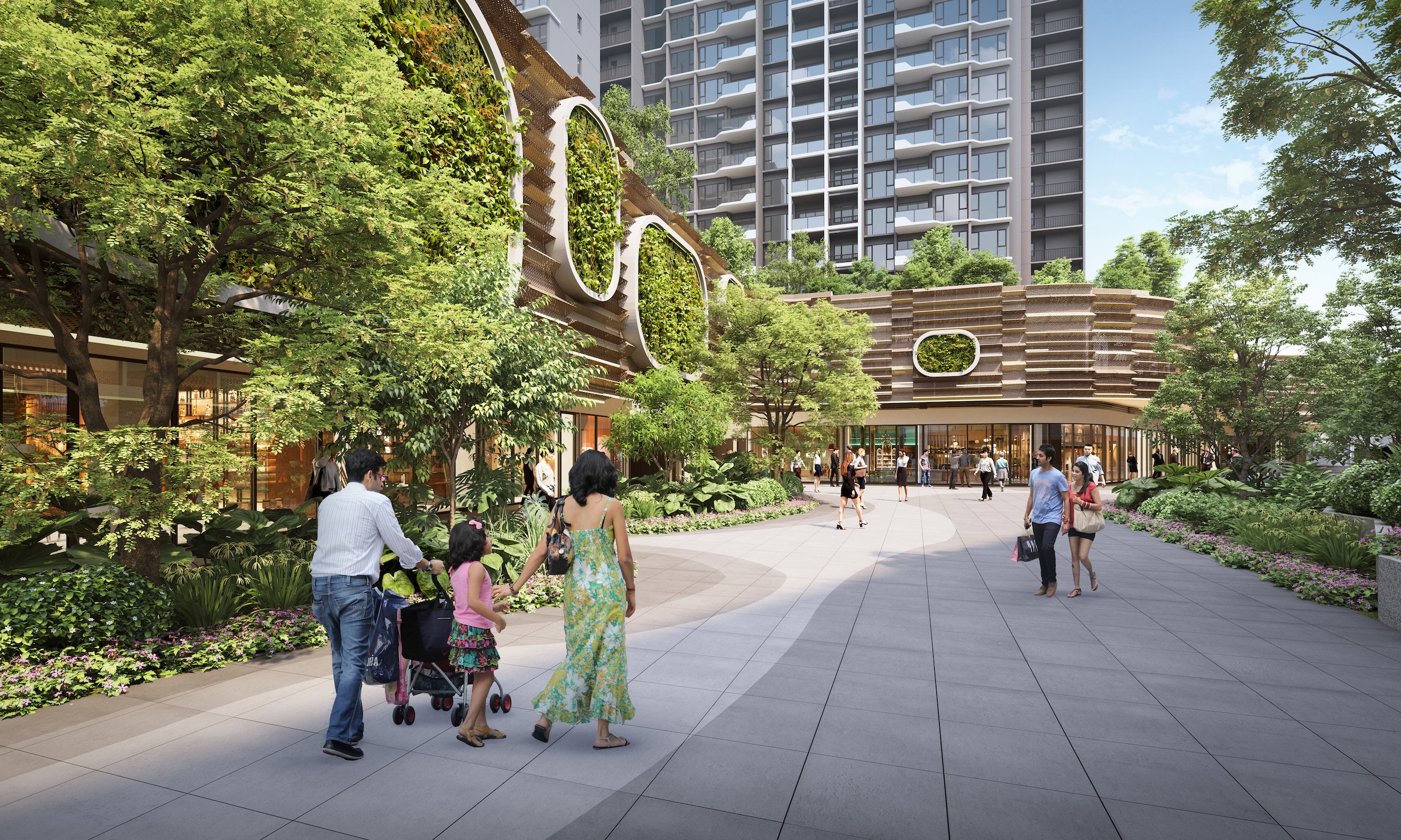 Tengah Garden Residences Retail Street