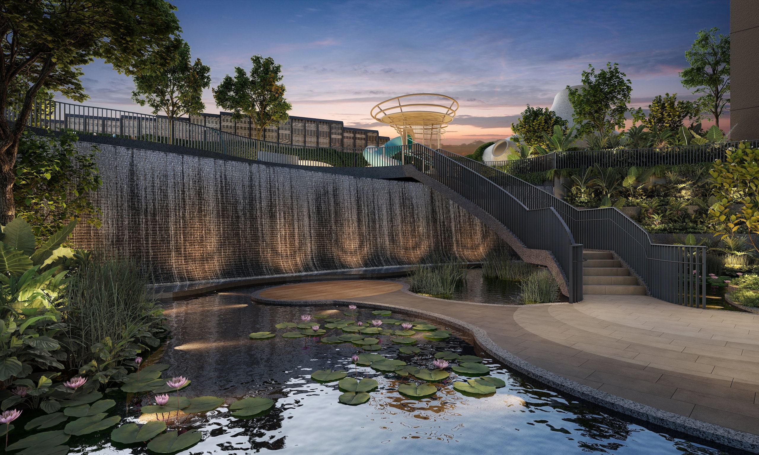 Tengah Garden Residences Waterfall Playground